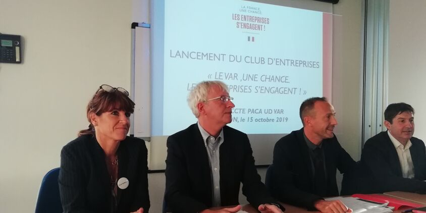 lancement du club 10 000 entreprises var à la direccte