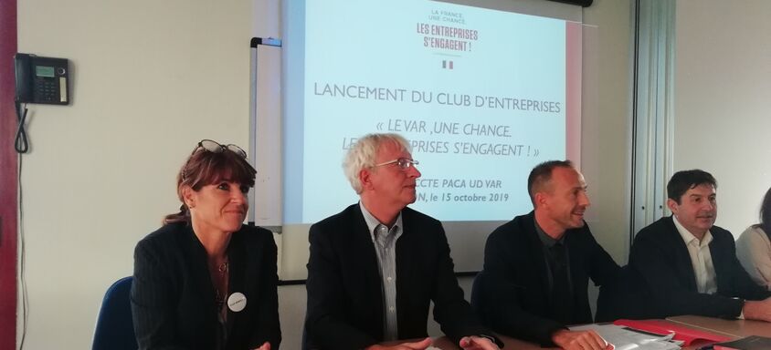 lancement du club 10 000 entreprises var à la direccte